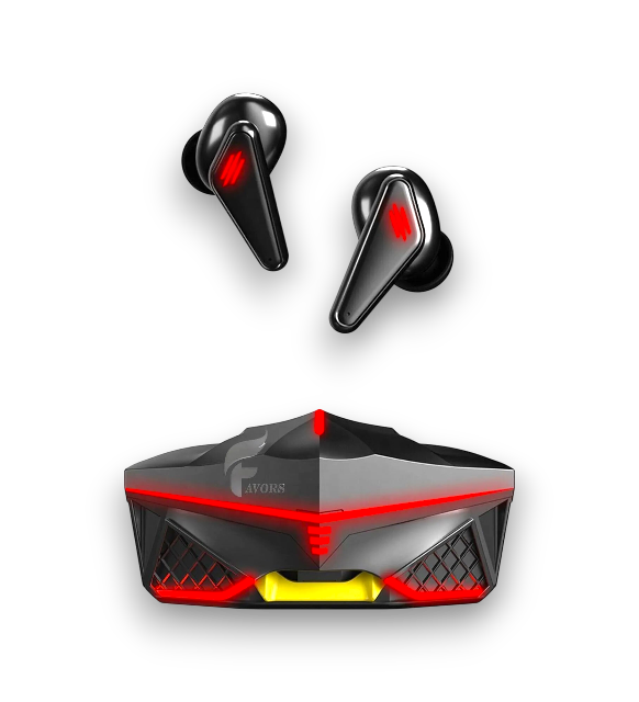 K98 Wireless Gaming Headset – Ultra-Low Latency, LED Light, Metal Case Design