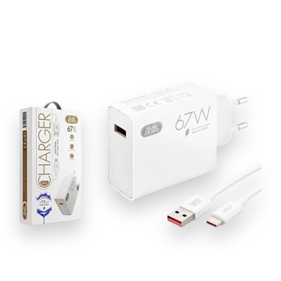 Subzero SG51 •  67W + 6A Type-C Turbo Charger — Next-Level Fast Charging! 🔥 - Image 3